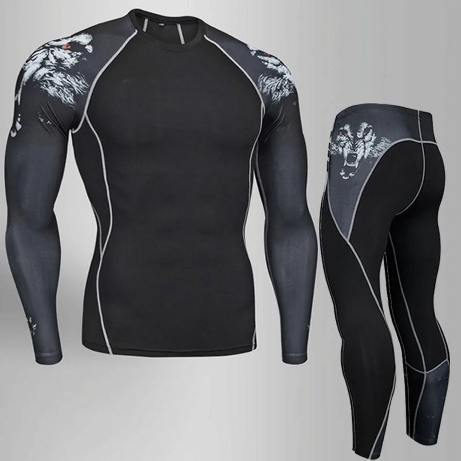 Skiing/Snowboarding Compression set Shirt/Pants