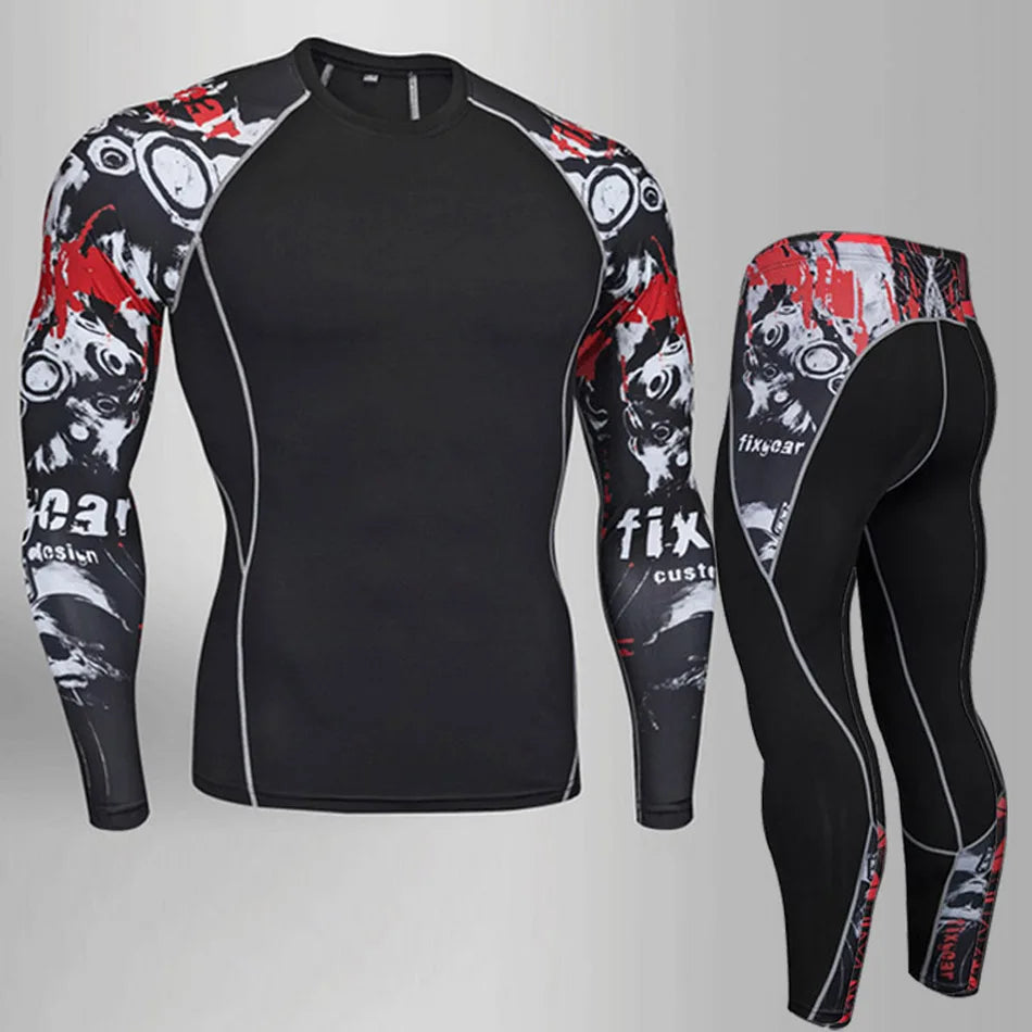 Skiing/Snowboarding Compression set Shirt/Pants