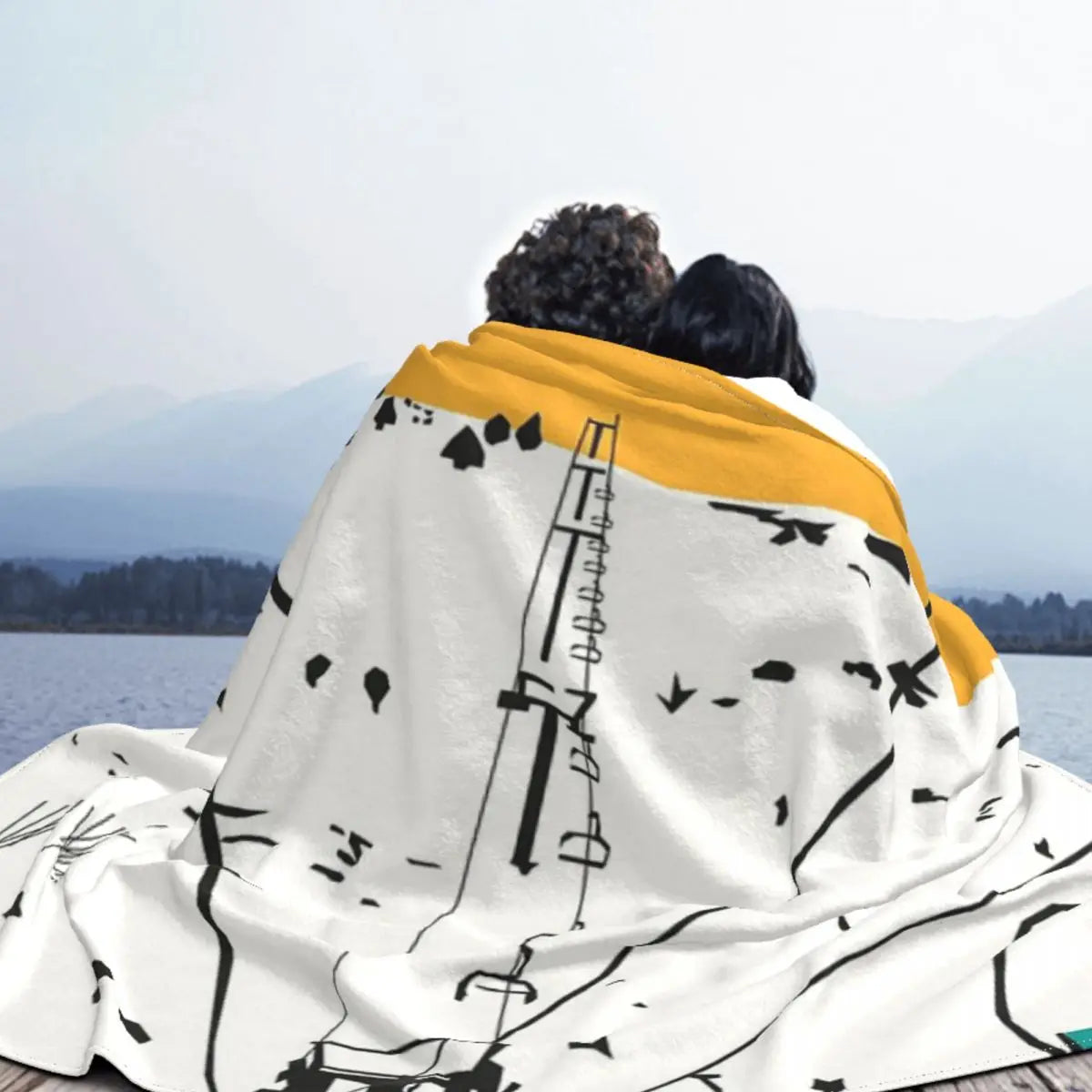 Ski Home Throw Blanket