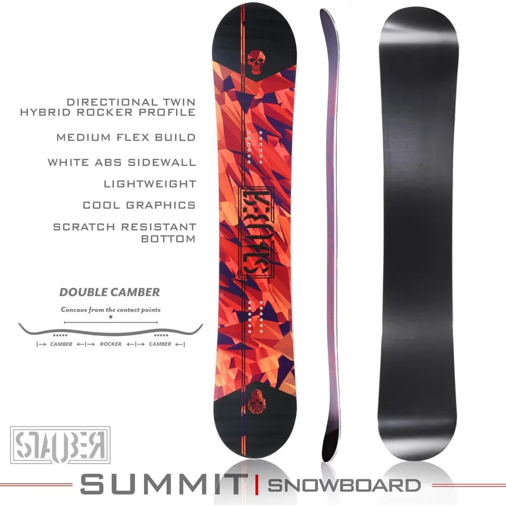 Summit Snowboard & Binding Package Twin Directional