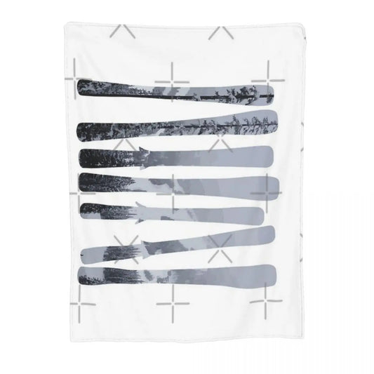 Ski Designs Plush Bedroom Blanket